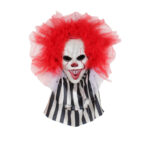 Halloween Horror Clown Wreath Door Hanging Wreath Decoration Wall Hanging Clown Ghost Festival Halloween Party Supplies Home Decor - Image 6