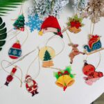 Christmas Decor Car Pendant Hanging Ornament Home Decoration Interior Decoration Pendant - Image 2