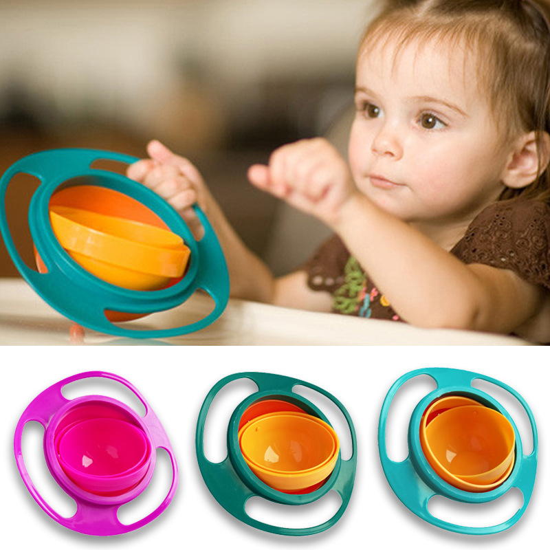 fff84fac-2e9d-410d-b6f6-a828bbea7a02-2.jpg 360 Rotate Universal Spill-proof Bowl Dishes - Image 1